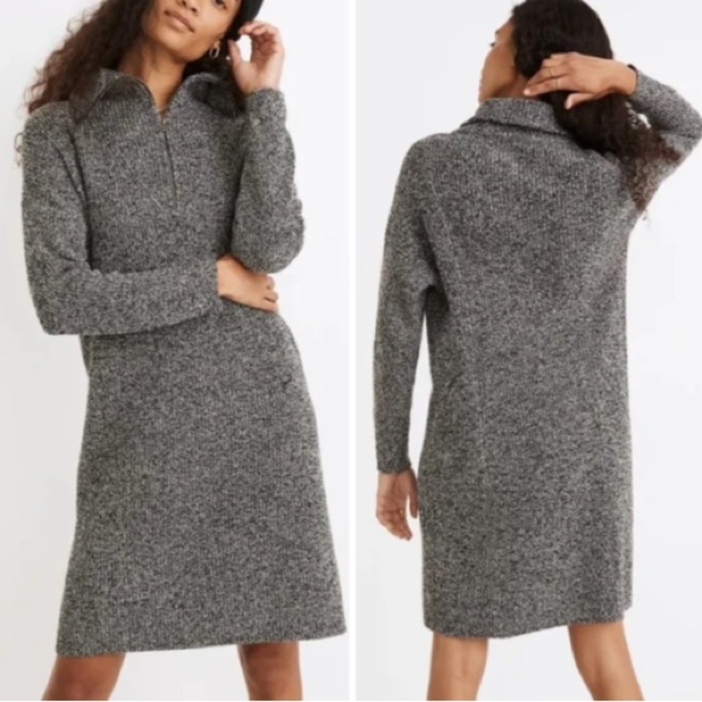 Madewell gray sweater dress